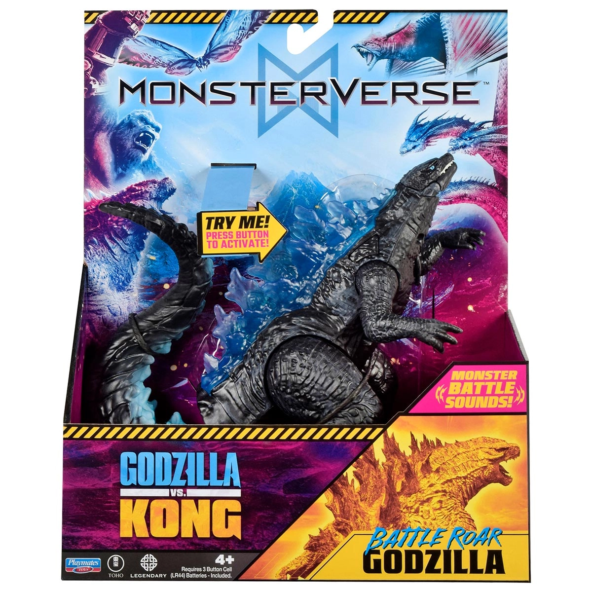 Boneco Godzilla De 17Cm Com Som - Godzilla Vs Kong