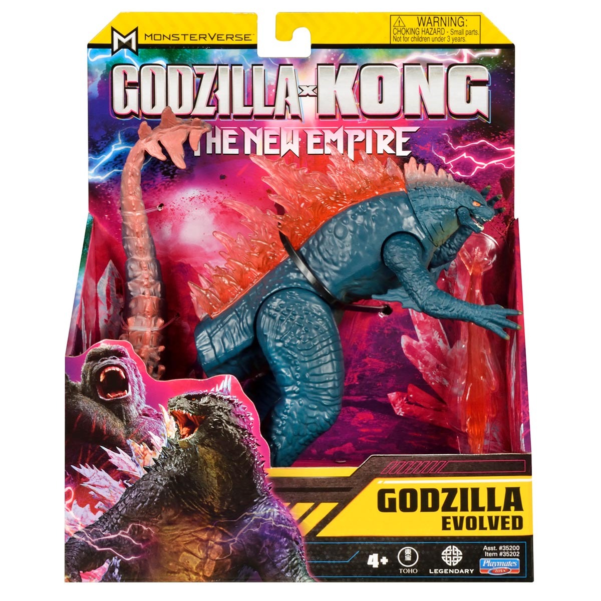 Boneco Godzilla Evoluído 15 Cm - Godzilla Vs Kong