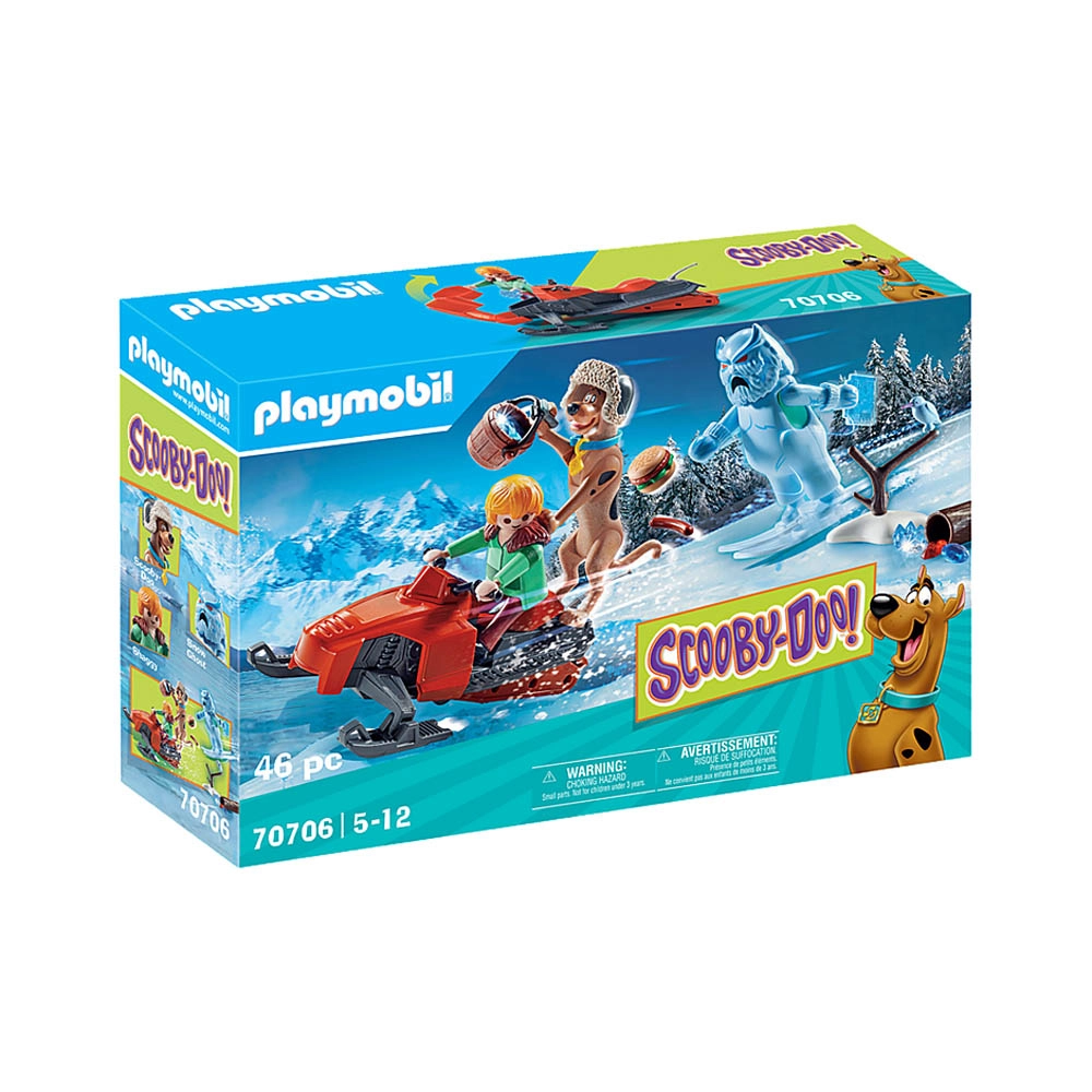 Playmobil - Aventura Com O Fantasma Da Neve - Scooby-Doo! - 70706 Playmobil - Aventura Com O Fantasma Da Neve - Scooby-Doo! - 70706