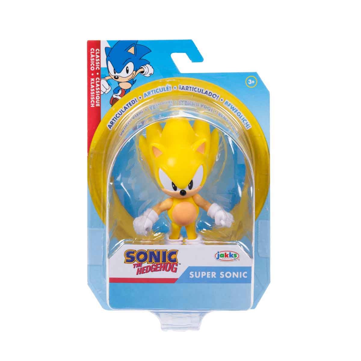 Boneco Articulado Super Sonic De 7Cm - Sonic