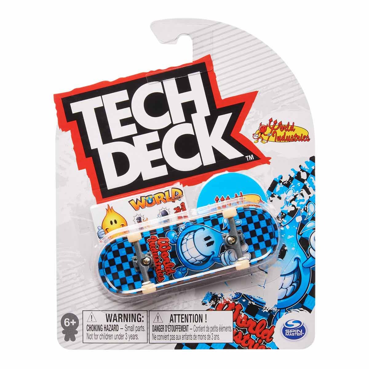 Skate De Dedo 96Mm - World Industries Azul - Tech Deck Skate De Dedo 96Mm - World Industries Azul - Tech Deck