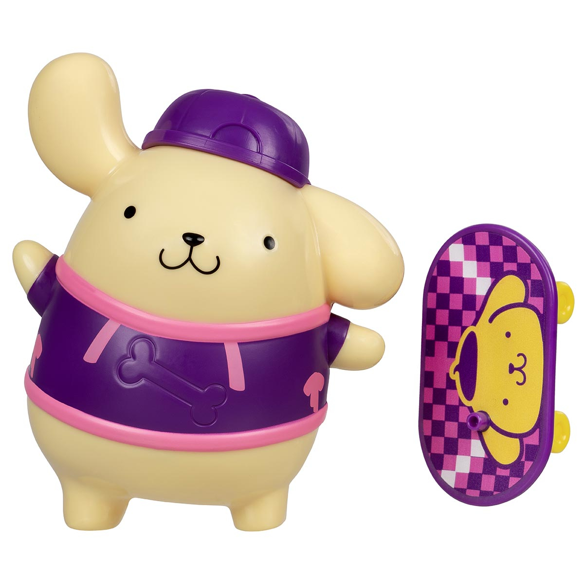 Boneca Premium Pompompurin Skatista De 10Cm - Hello Kitty