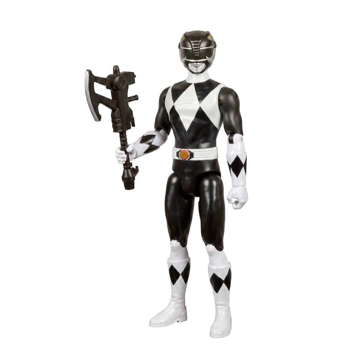 Boneco do Ranger Preto de 24cm - Power Rangers Re-Ignition