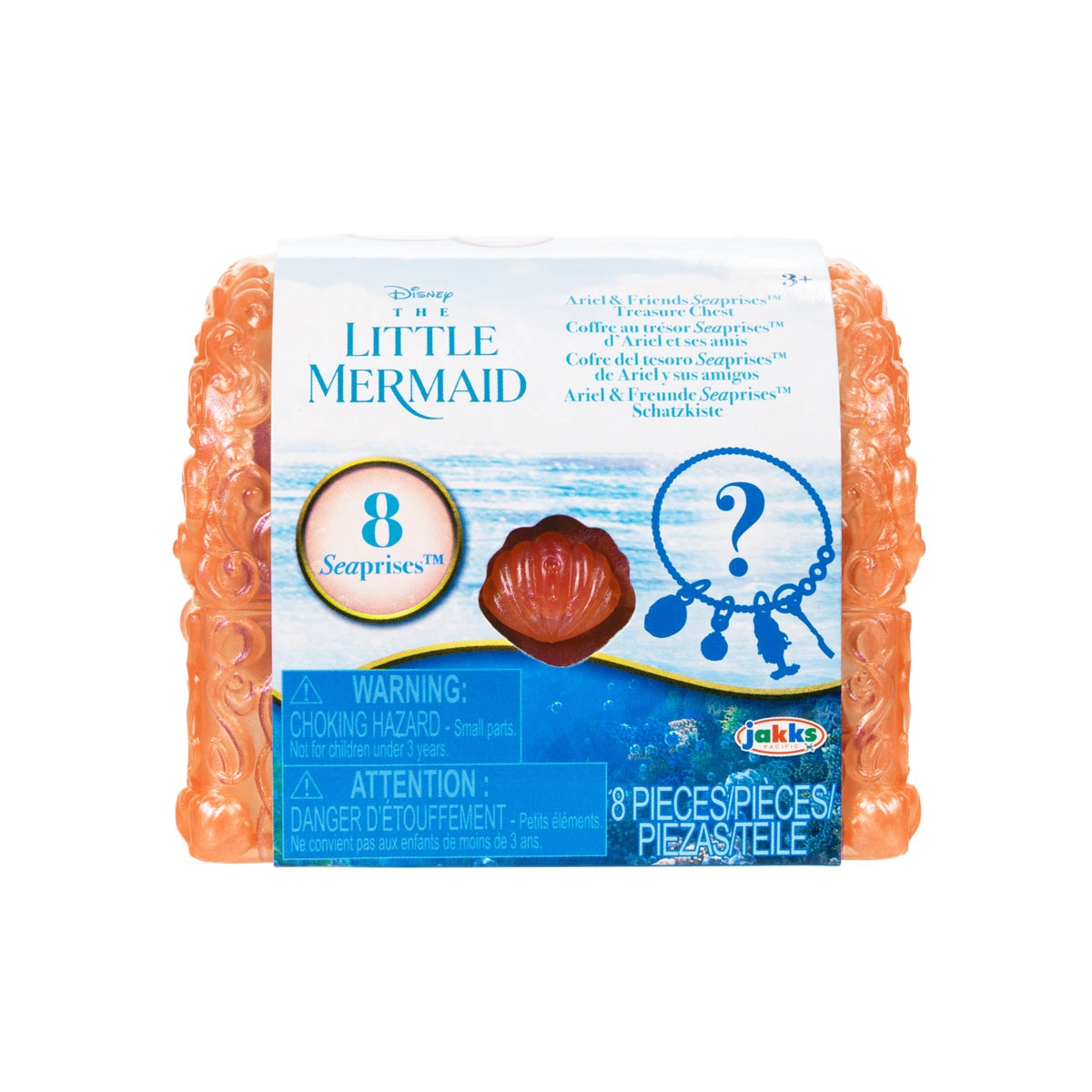 A Pequena Sereia - Caixinha Surpresa Da Ariel - Laranja