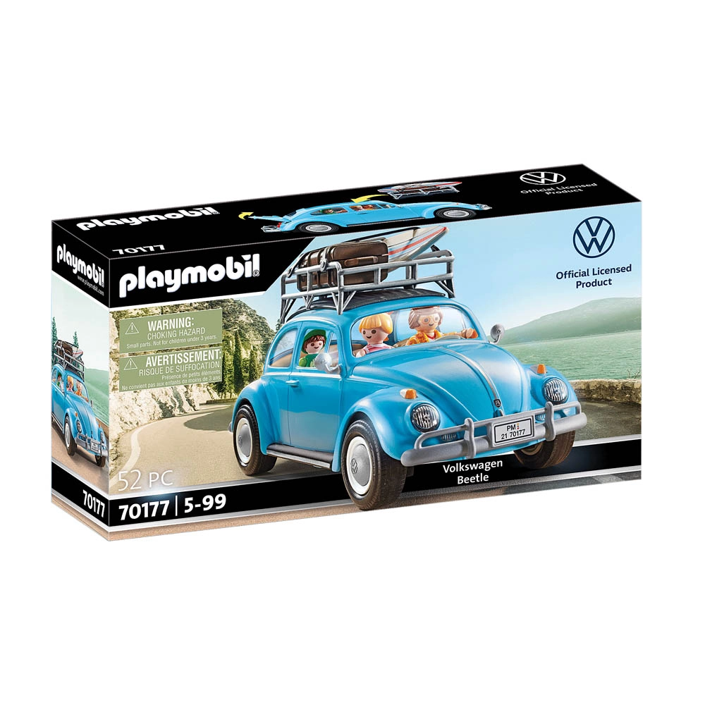 Playmobil - Fusca Com Bagageiro - Volkswagen - 70177 Playmobil - Fusca Com Bagageiro - Volkswagen - 70177