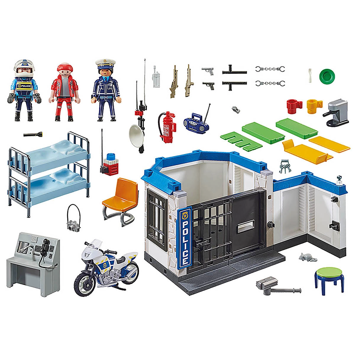 Playmobil - Fuga Da Prisão - City Action - 70568 Playmobil - Fuga Da Prisão - City Action - 70568