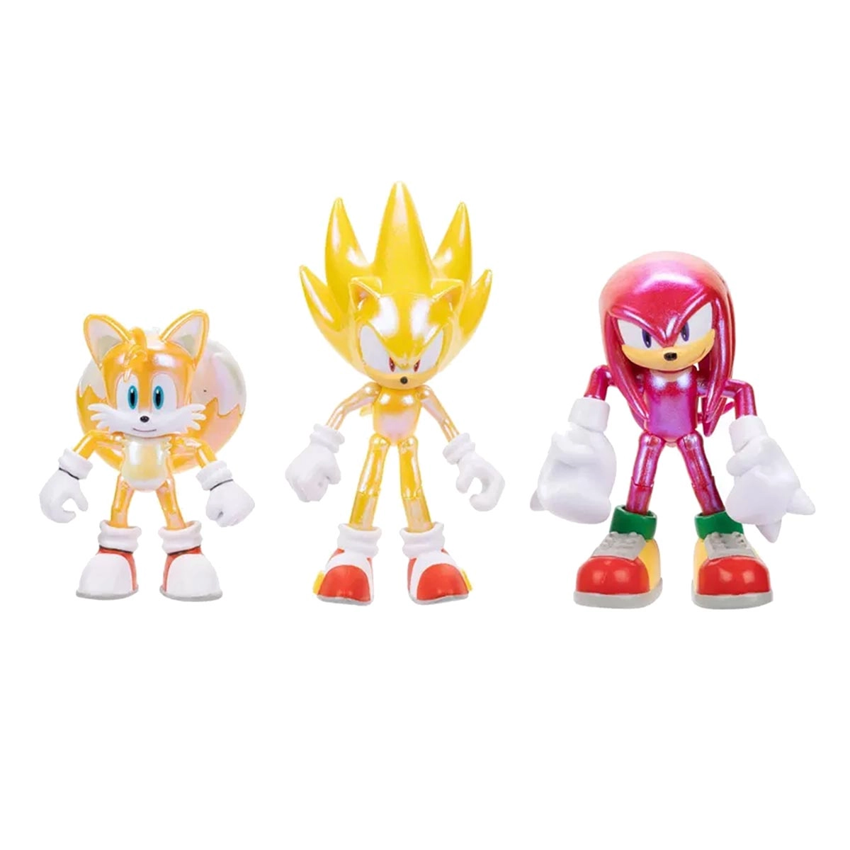 Sonic - Pack De 3 Bonecos Articuladas De 10cm