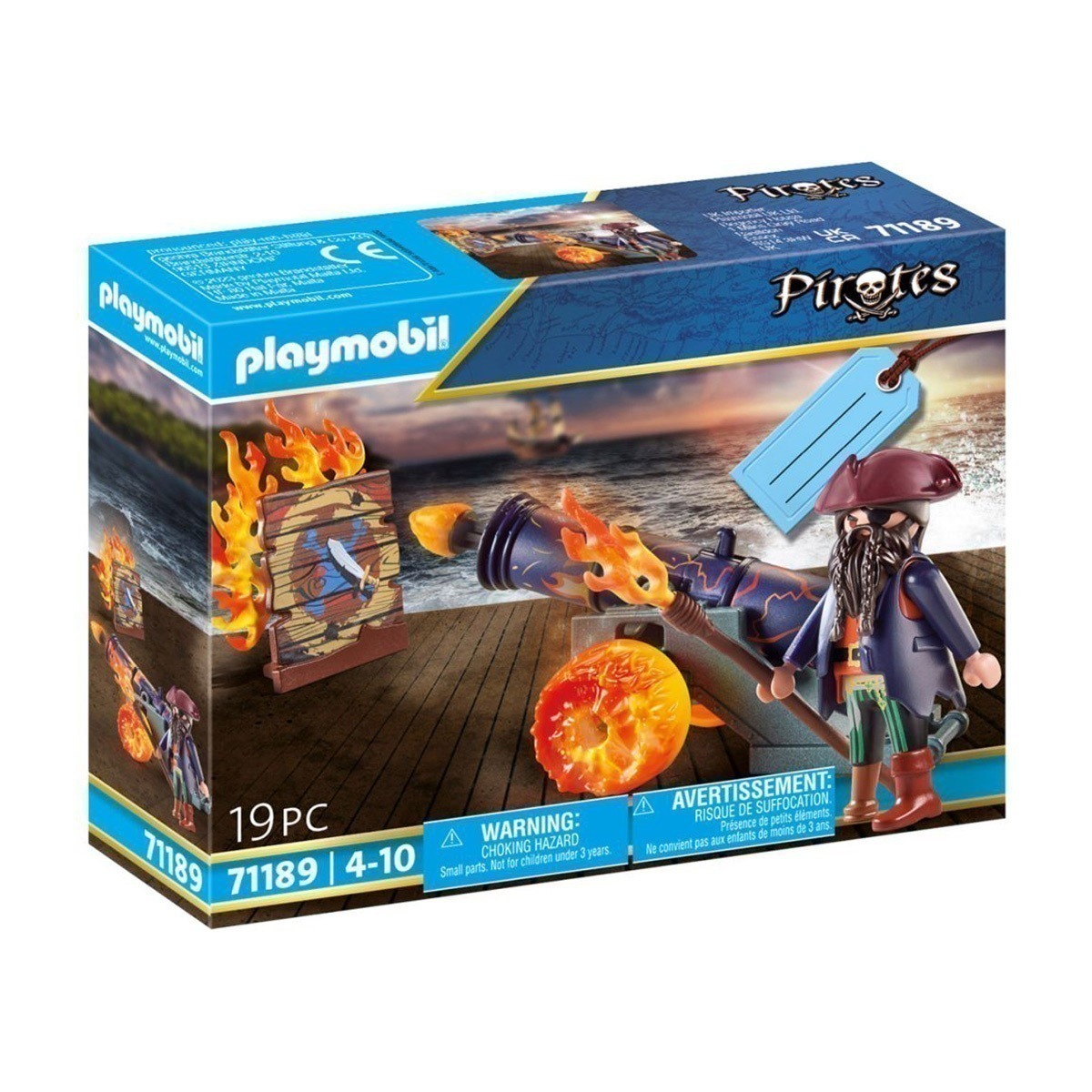 Playmobil - Pirata Com Canhão - Pirates 71189