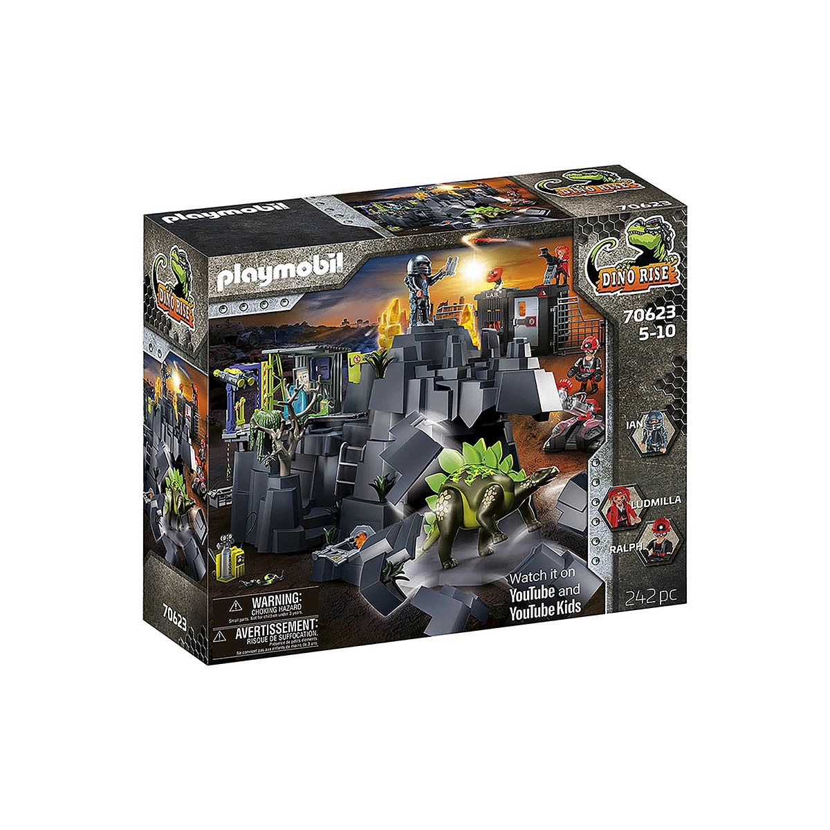 Playmobil - Rocha Dos Dinossauros - Dino Rise - 70623 Playmobil - Rocha Dos Dinossauros - Dino Rise - 70623