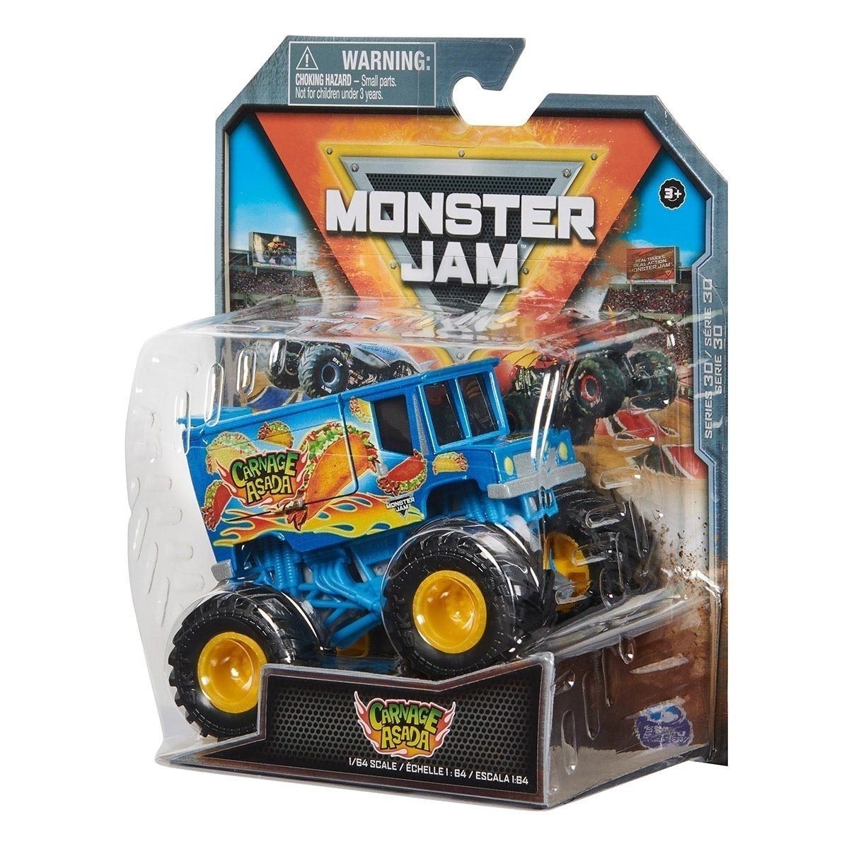 Monster Jam - Carrinho Escala 1:64 - Carnage Asada