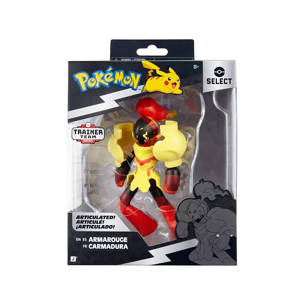 Boneco Super Articulado Armarouge De 15Cm - Pokémon