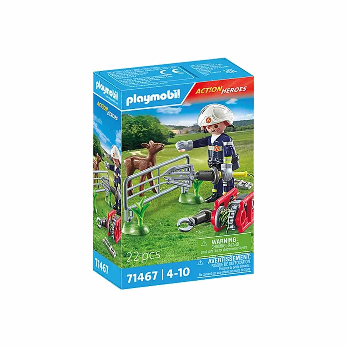 Missão Resgate De Animais - Playmobil Action Heroes 71467 Missão Resgate De Animais - Playmobil Action Heroes 71467