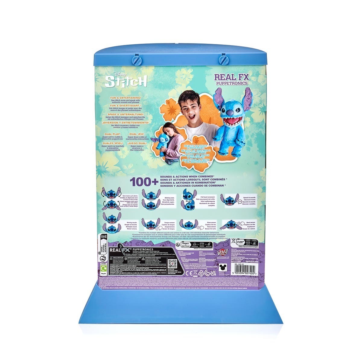 Stitch Robô (Fantoche) Interativo com Sons - Stitch Wow