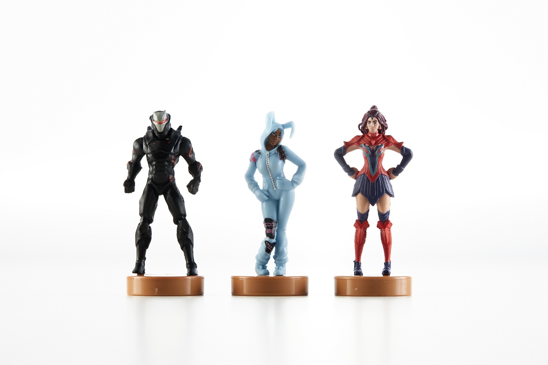 Kit 3 Carimbos Fortnite - Omega, Bunny Brawler E Valor