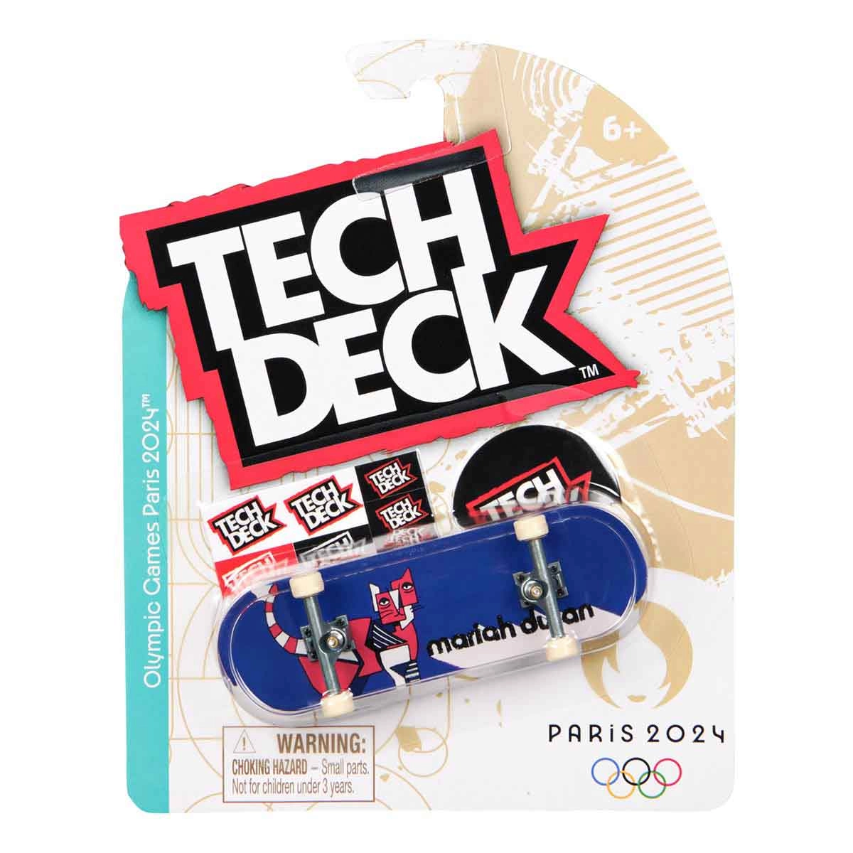 Skate De Dedo Mascote Olímpica Coleção Paris 2024- Tech Deck