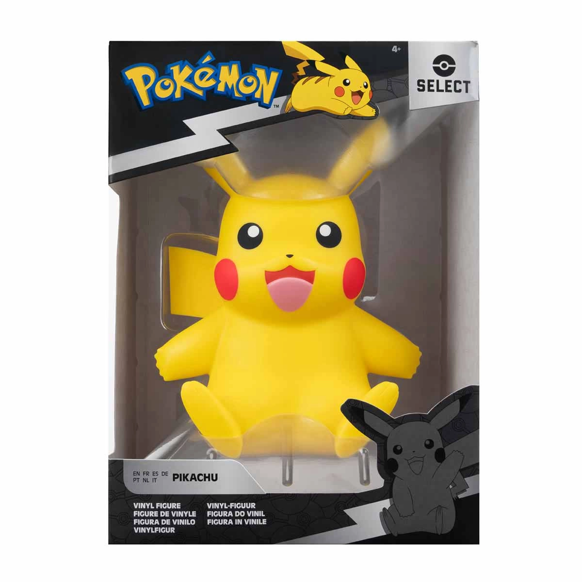 Boneco Deluxe De Vinil Pikachu De 20Cm - Pokémon