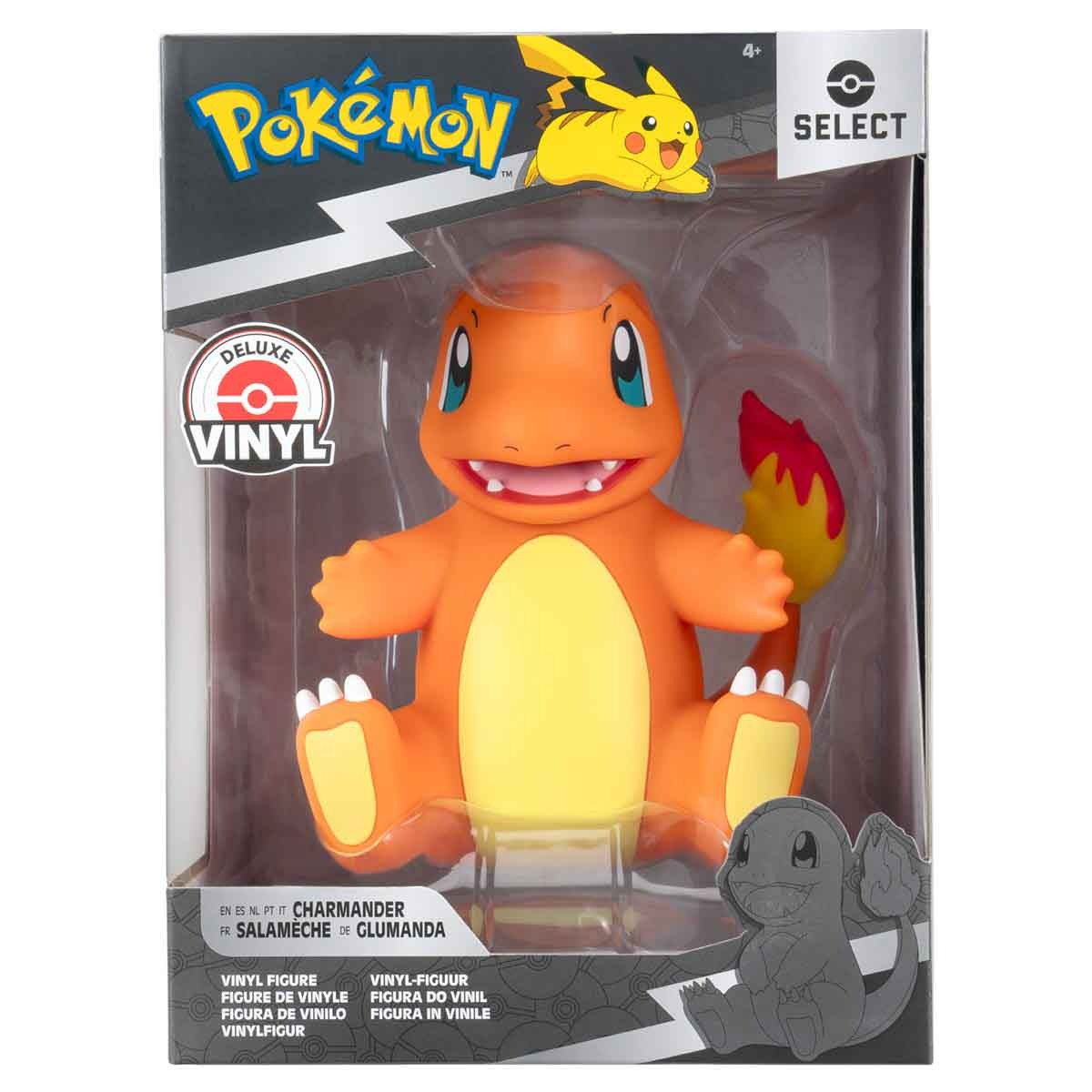 Boneco Deluxe De Vinil Charmander De 20Cm - Pokémon