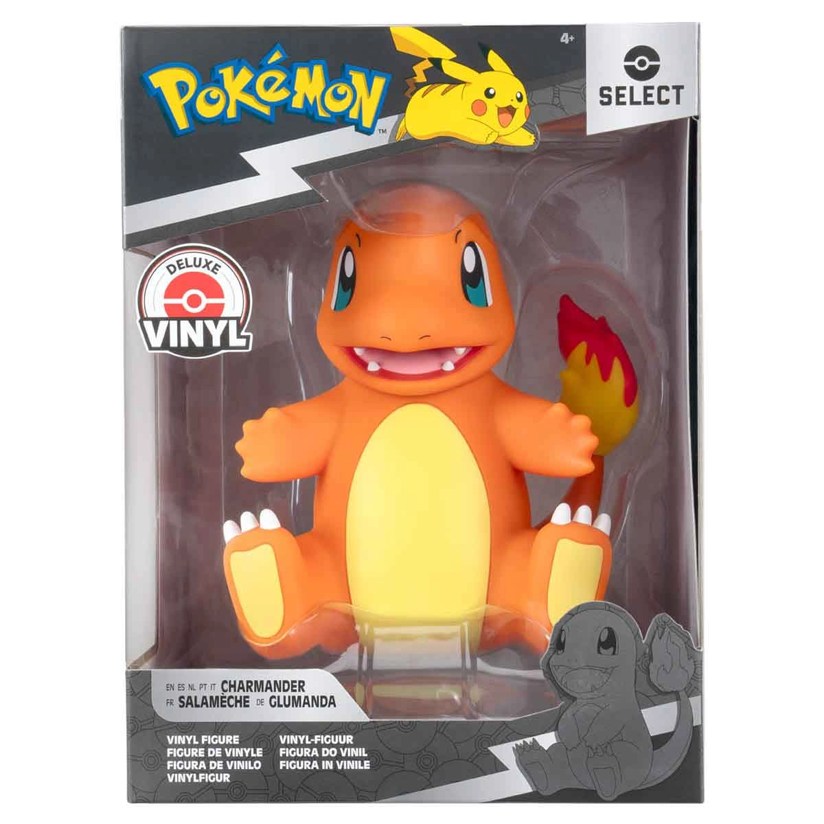 Boneco Deluxe De Vinil Charmander De 20Cm - Pokémon