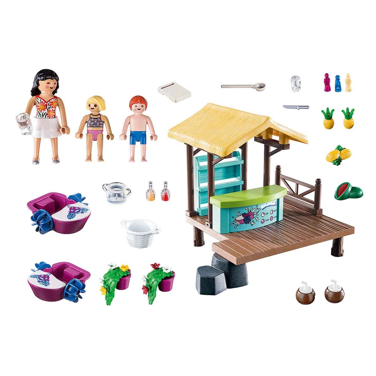 Playmobil - Quiosque Com Pedalinhos - Family Fun - 70612 Playmobil - Quiosque Com Pedalinhos - Family Fun - 70612