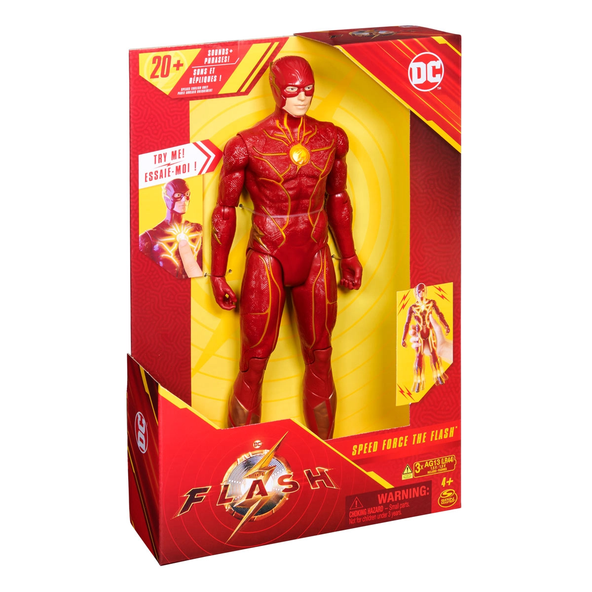 The Flash - Boneco De Luxo 30Cm Com Luz E Som - Dc