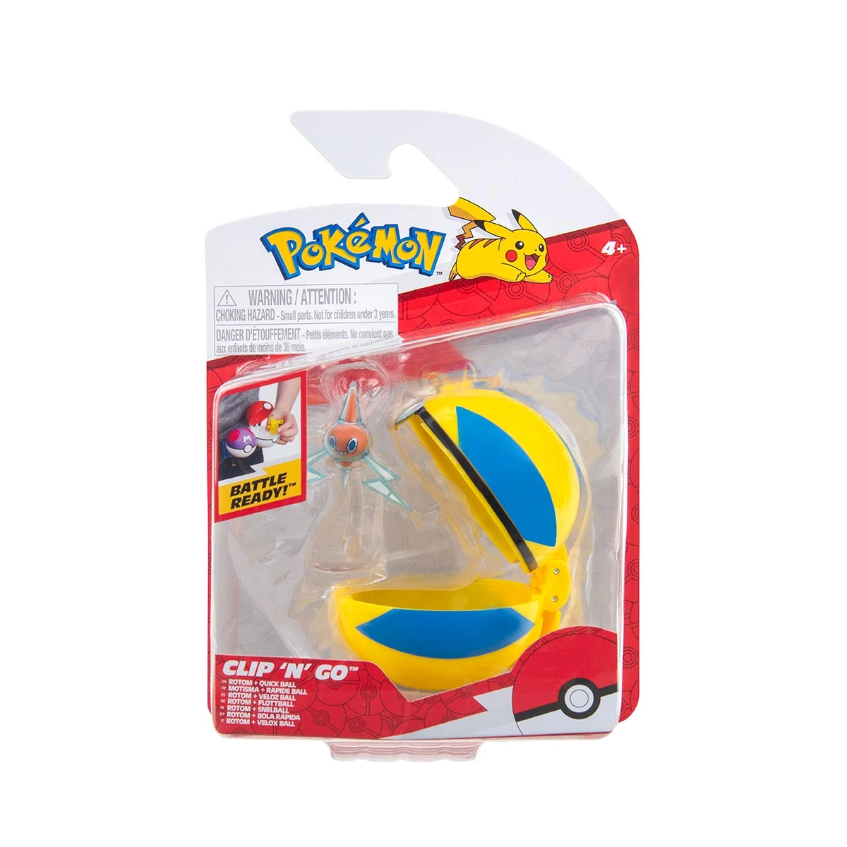 Boneco Rotom Com Quick Ball  - Pokémon