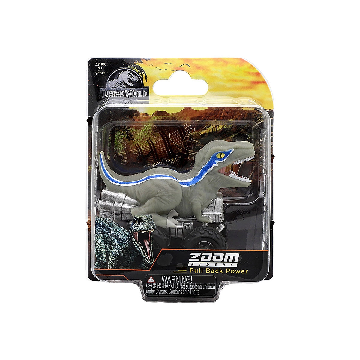 Jurassic World - Carrinho De Dinossauro 7Cm - Blue Jurassic World - Carrinho De Dinossauro 7Cm - Blue