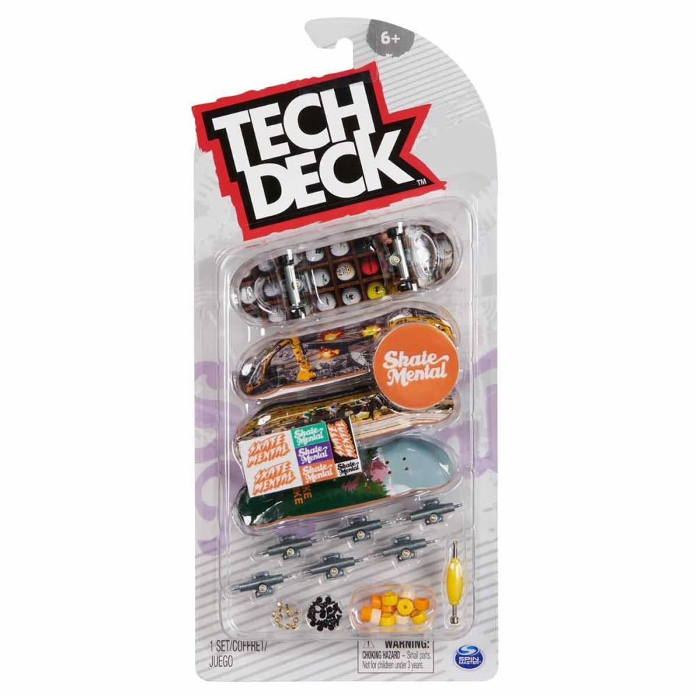 Kit 4 Skate De Dedo Coleção Mental Golf 2024 - Tech Deck