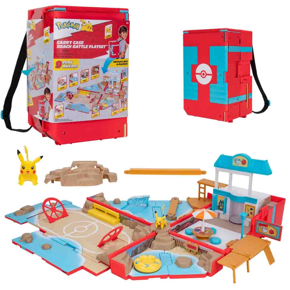 Mochila Playset Batalha De Praia - Pokémon