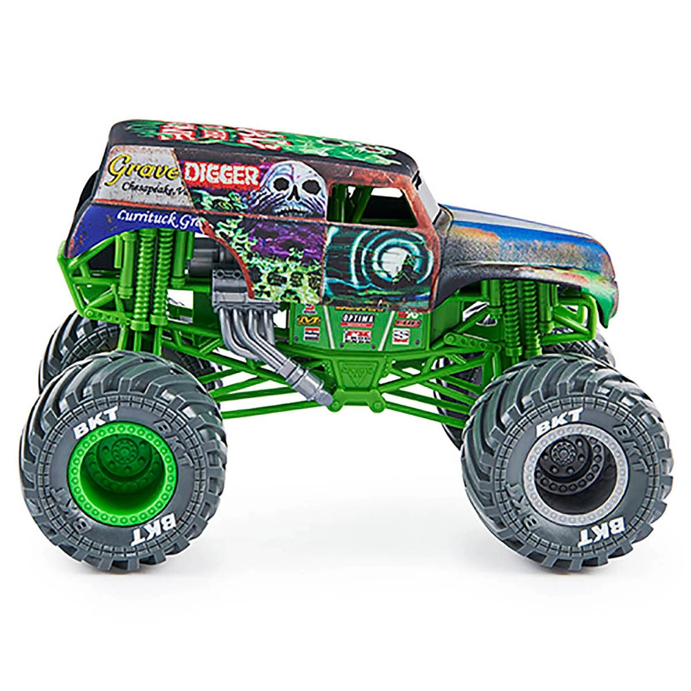 Monster Jam - Escala 1:24 - Veículo - Grave Digger Fosco Monster Jam - Escala 1:24 - Veículo - Grave Digger Fosco