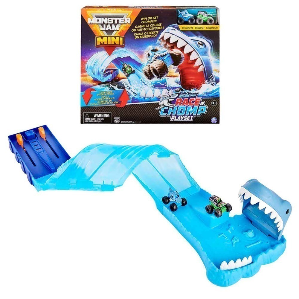 Monster Jam - Mini Playset De Corrida Com 3 Peças