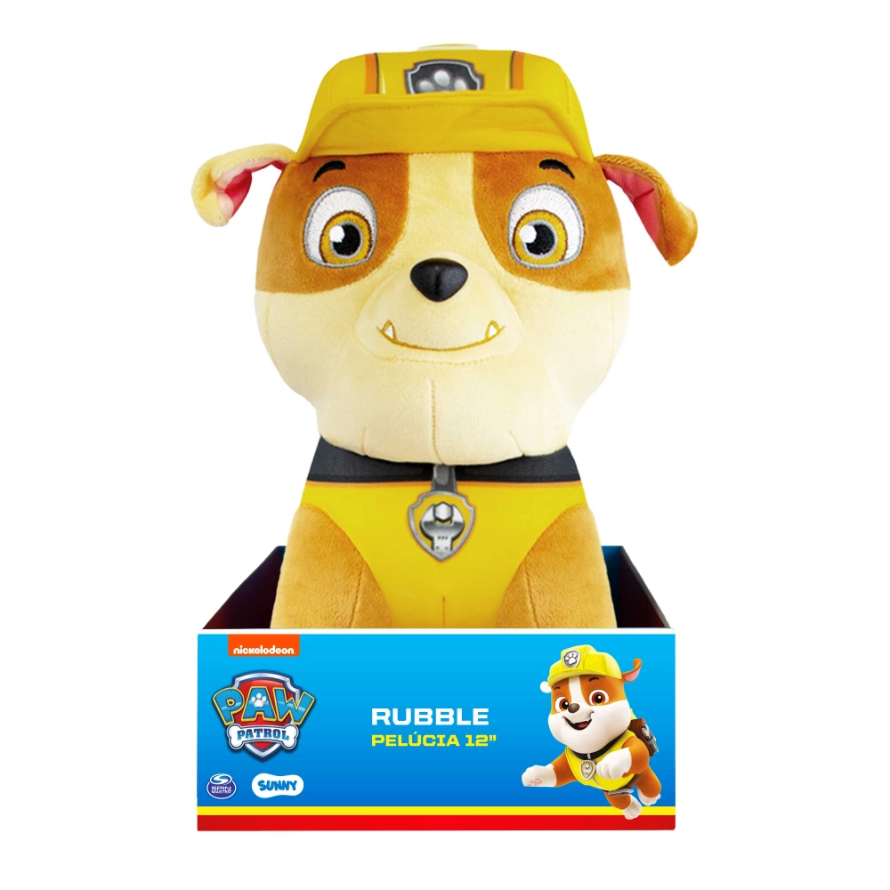 Patrulha Canina - Pelúcia De 30Cm - Rubble