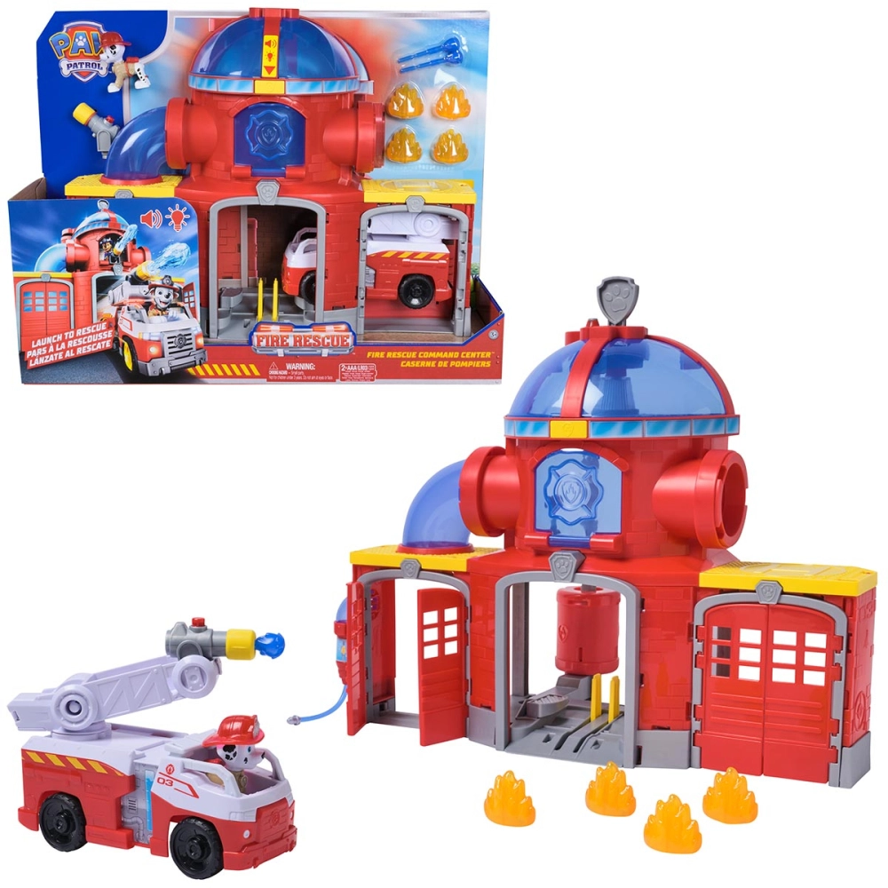 Patrulha Canina - Playset Estacao Com Luz E Som Fire Rescue