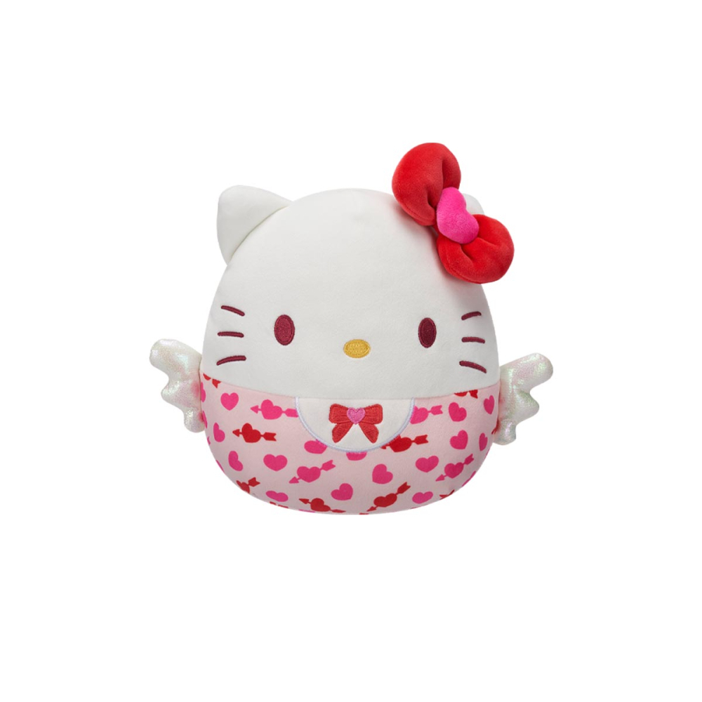 Pelúcia Hello Kitty (Corações) 20Cm - Squishmallows Sanrio