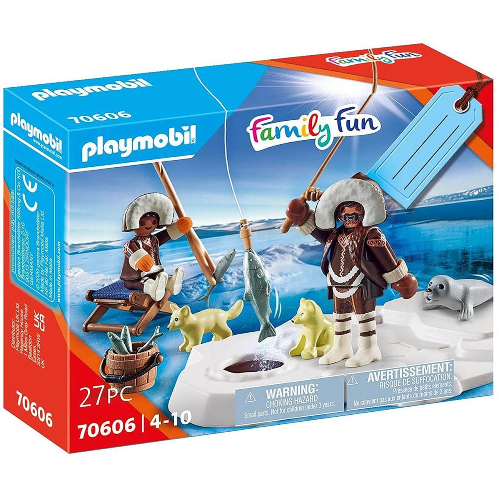 Playmobil - Pescador No Gelo - Family Fun - 70606 Playmobil - Pescador No Gelo - Family Fun - 70606