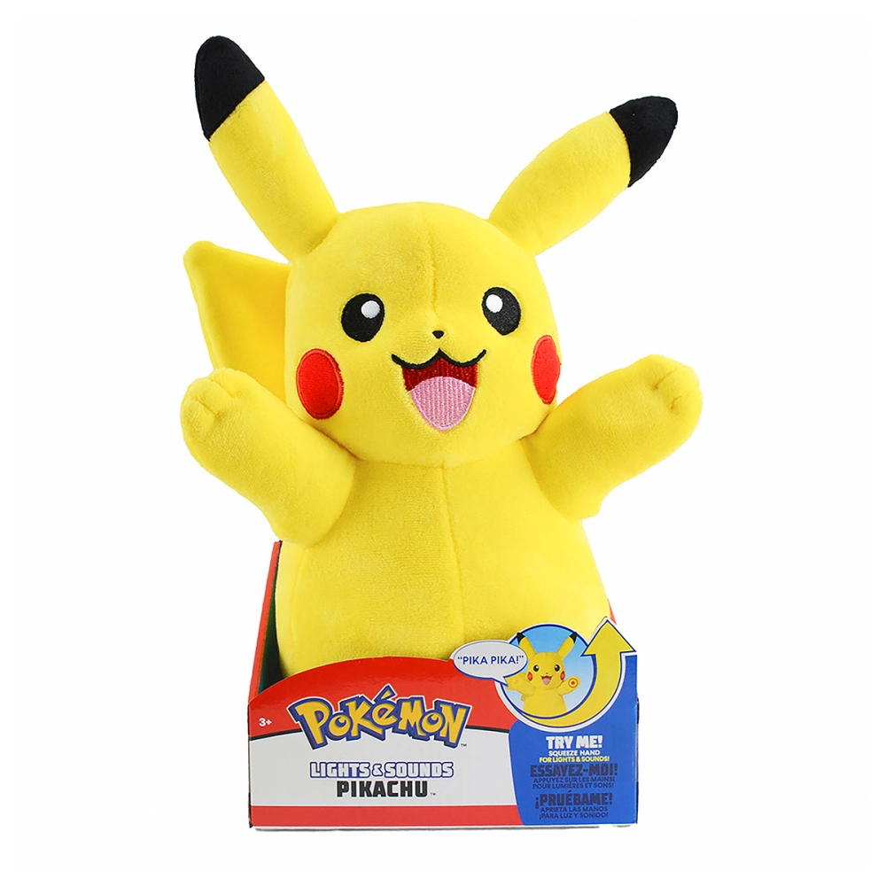 Pokémon - Pelúcia Do Pikachu Com Som
