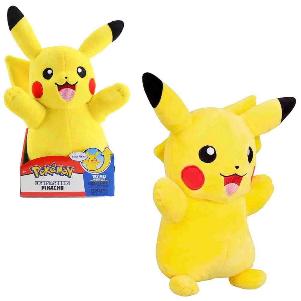 Pokémon - Pelúcia Do Pikachu Com Som Pokémon - Pelúcia Do Pikachu Com Som