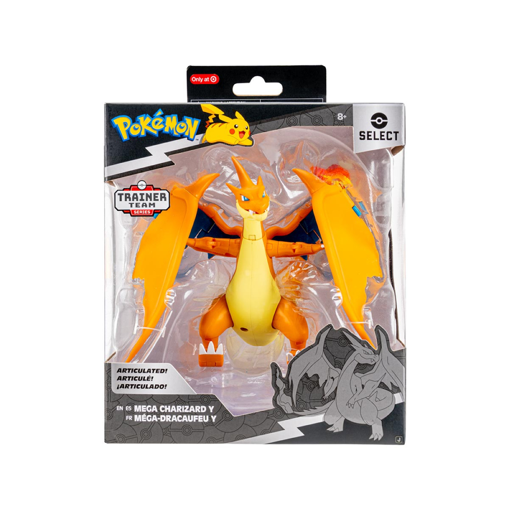 Pokemon - Boneco Articulada Mega Charizard Y 15cm