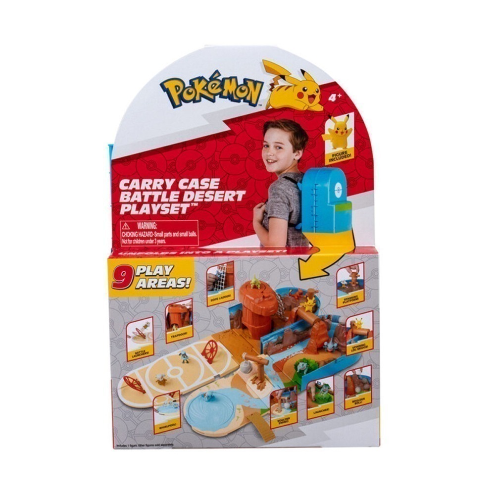 Pokemon - Mochila Playset De Batalha No Deserto