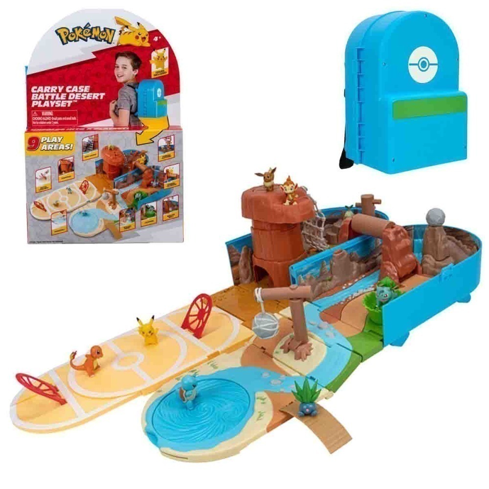 Pokemon - Mochila Playset De Batalha No Deserto