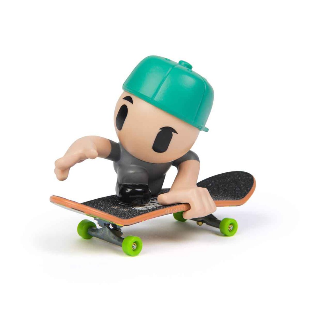 Skate De Dedo E Boneco Sk8 Crew (Boné Verde) 96Mm -Tech Deck Skate De Dedo E Boneco Sk8 Crew (Boné Verde) 96Mm -Tech Deck