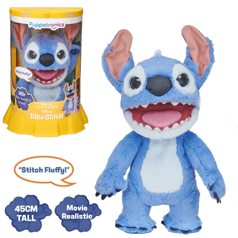 Stitch Wow - Pelucia Stitch Live Action Animatronico