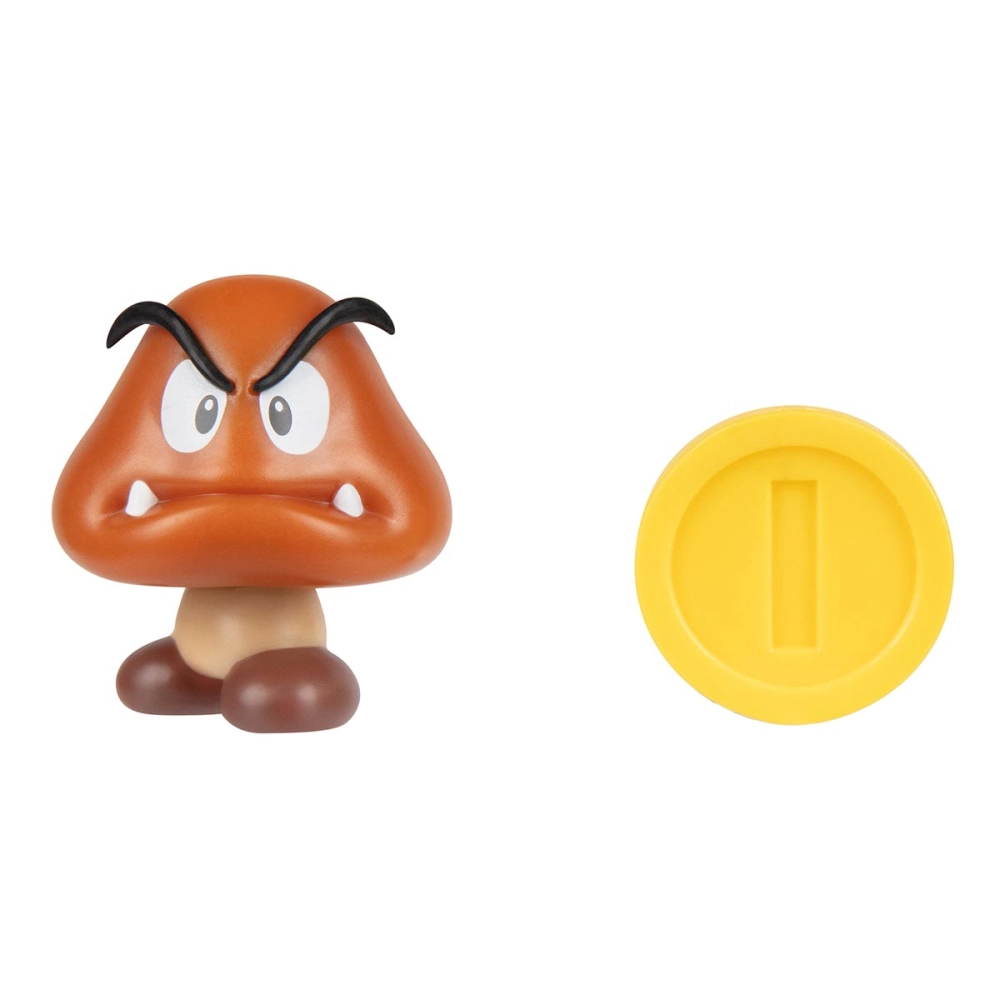 Super Mario - Boneco Goomba 4Cm Com Moeda - Sunny